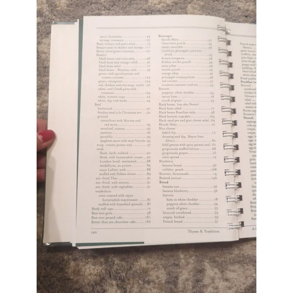 Thyme And Tradition A Christ School Cookbook Arden, NC‎ 2001 Spiral Hardcover